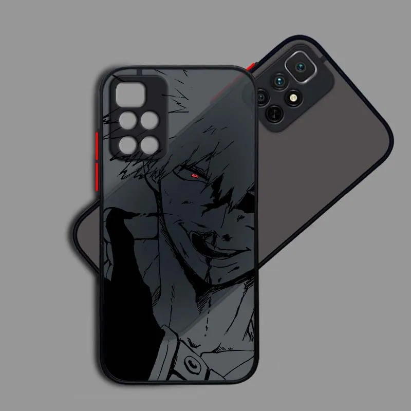 Bakugo Katsuki Cool For Xiaomi Redmi Note 14 13 13R 12T 12 11 11T Pro Plus Turbo Speed Frosted Phone Case Cover