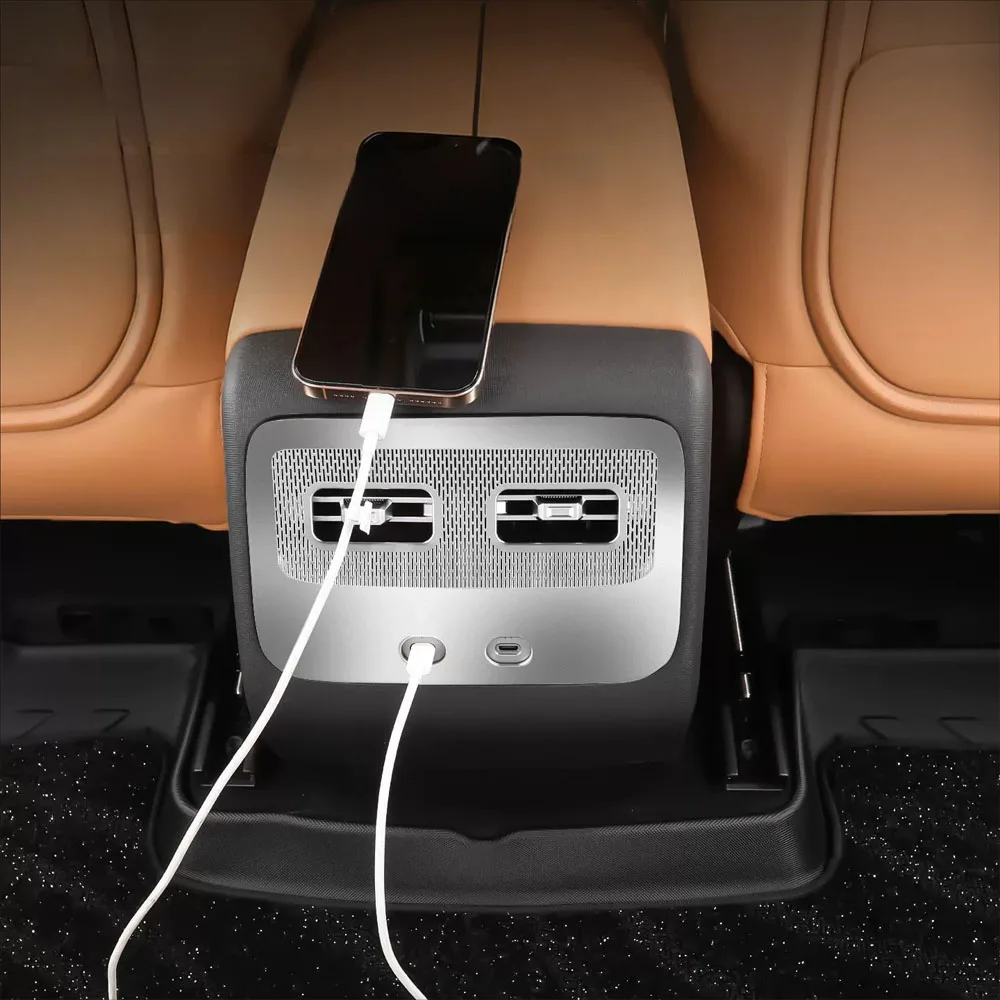 

For Chery iCAR V27 2026+ Car Back Row Air Conditioning Outlet Dust-proof Protection Cover Car Interior Decoration Protective Par