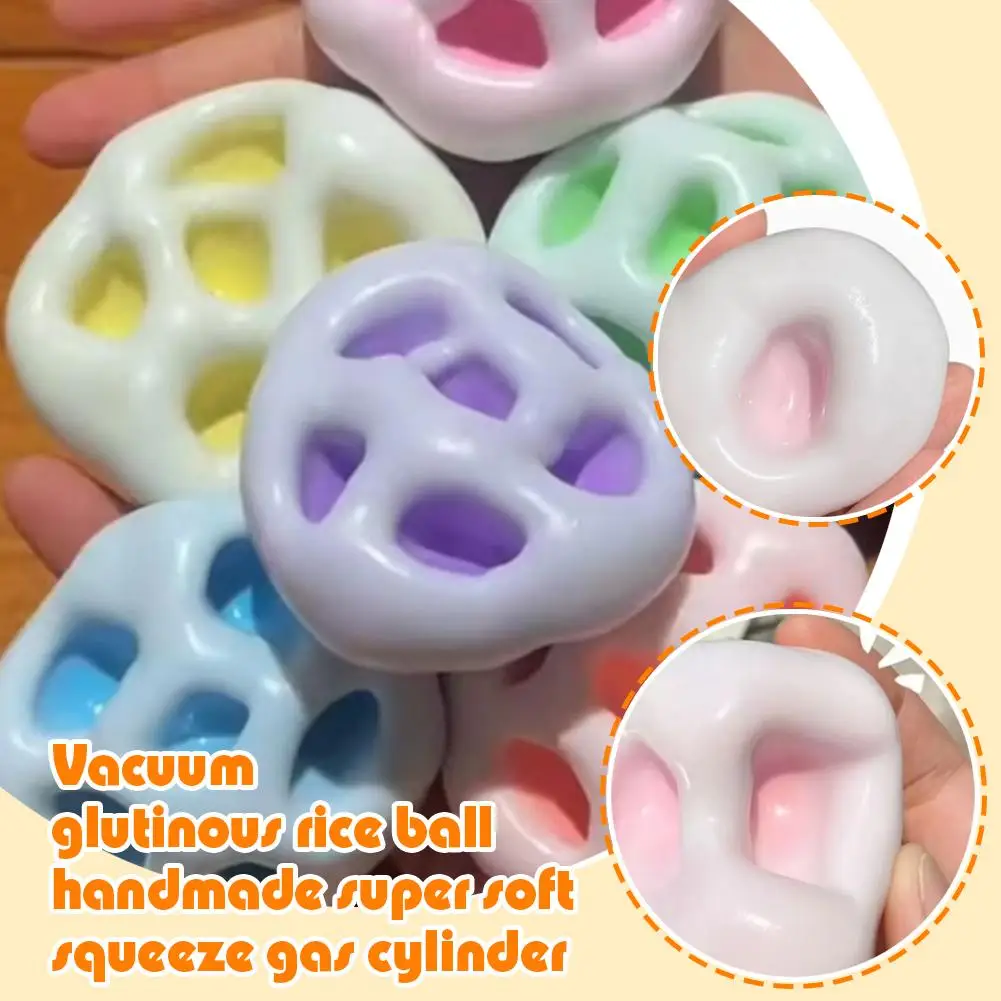 Giocattolo spatole ultrasottile con pelle di ghiaccio Palla morbida antistress da tavolo per donne e bambini Simpatici giocattoli spatola per bambini e adulti