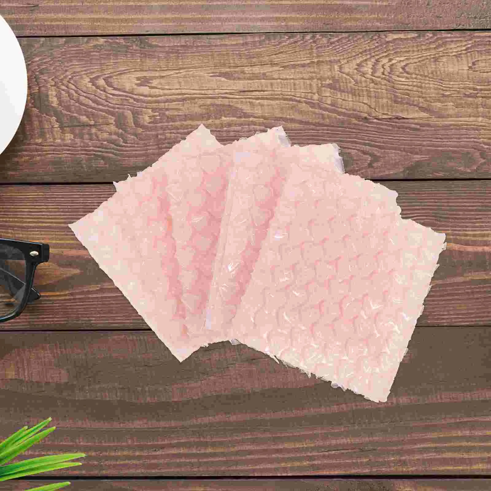 60 Pcs Love Bag Expanding Foam Packaging Baggies Pouches for Mailing Shipping Cushioning Tableware