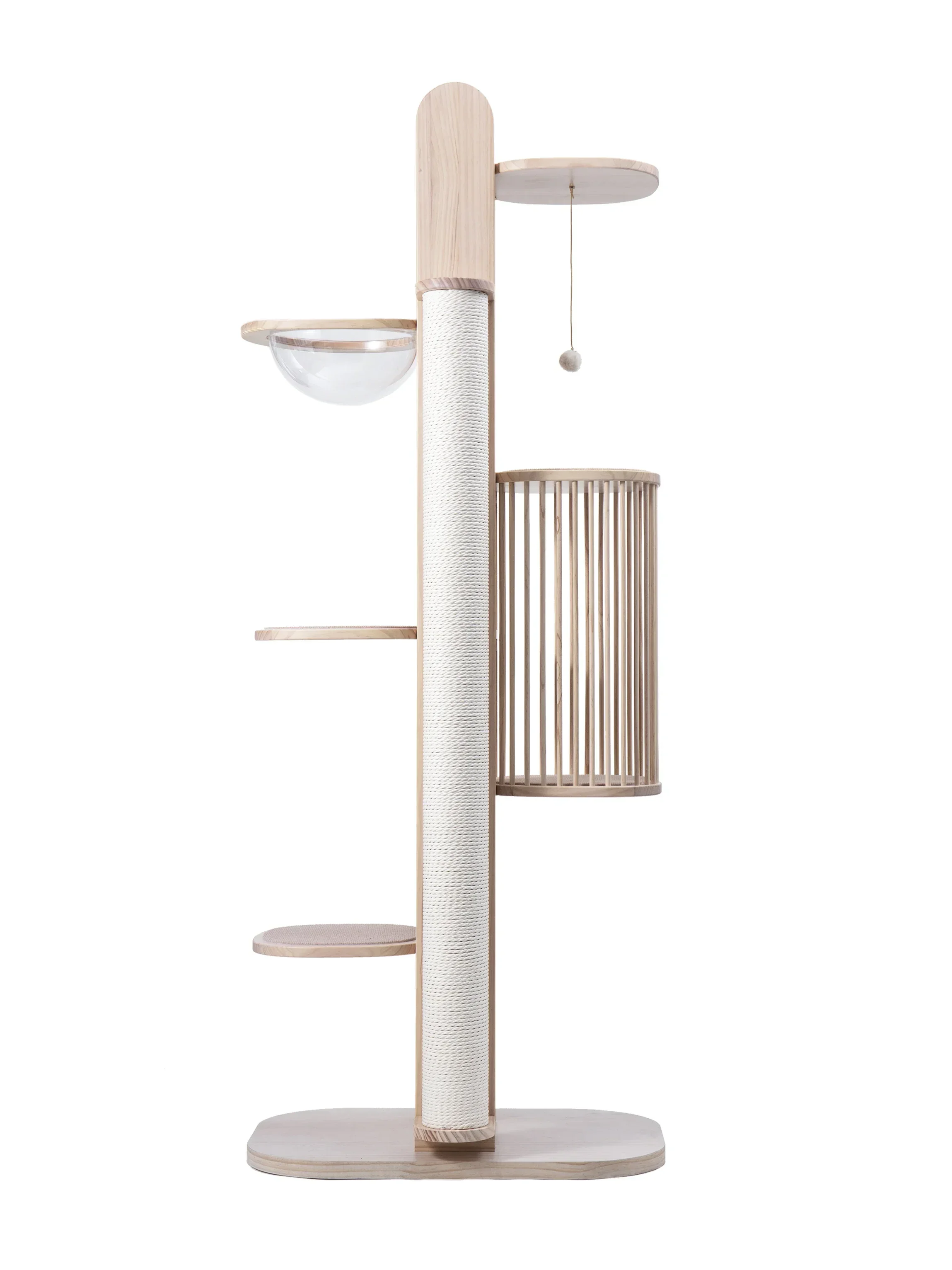 cross-border Solid wood cat climbing frame large luxury acrylic cat platform