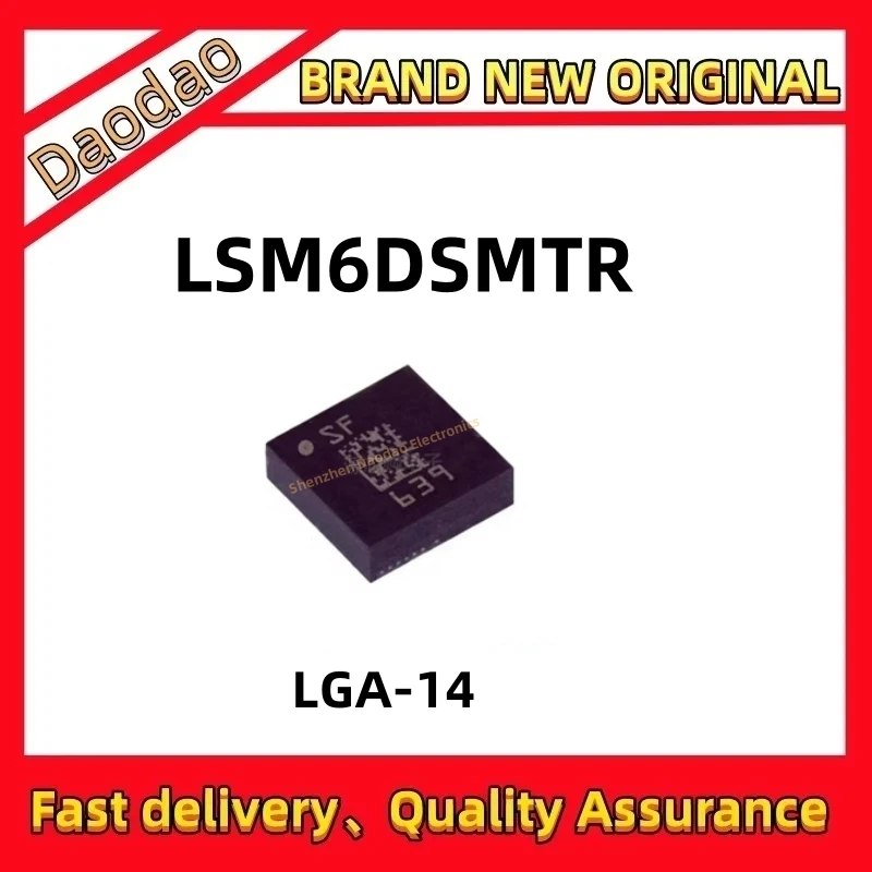 Quality Brand New LSM6DSMTR LSM6DSM LGA-14 motion sensor chip Silk screen SF