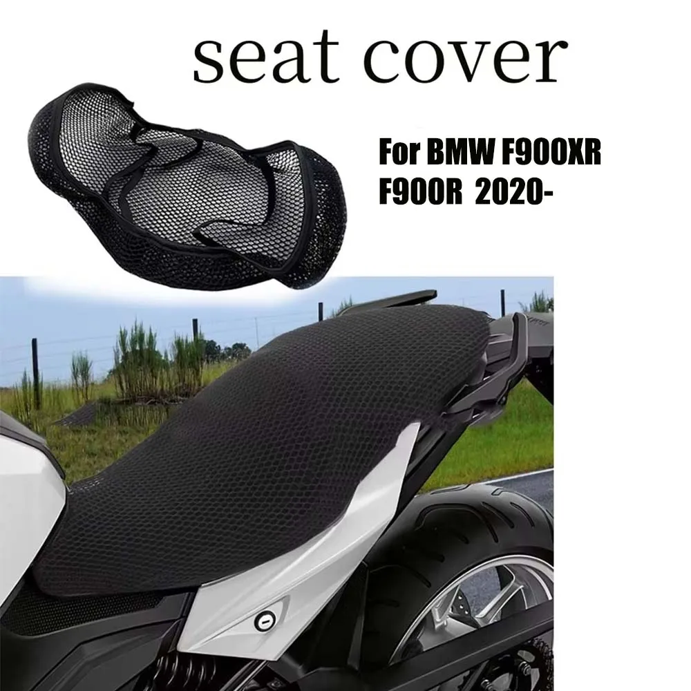 

For BMW F900XR F900R F 900XR 900R 900 2020- Motorcycle 3D Mesh fabric Cushion Breathable Waterproof Protection Seat Cover