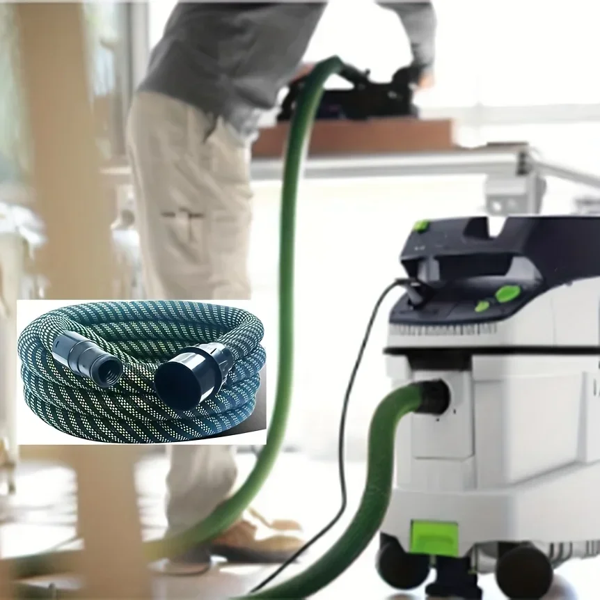 vacuum-hose-35m-1378-inch-and-5m-19685-inch-static-free-snake-skin-hose-suitable-for-use-with-festool-mirka-vacuum-cleaner