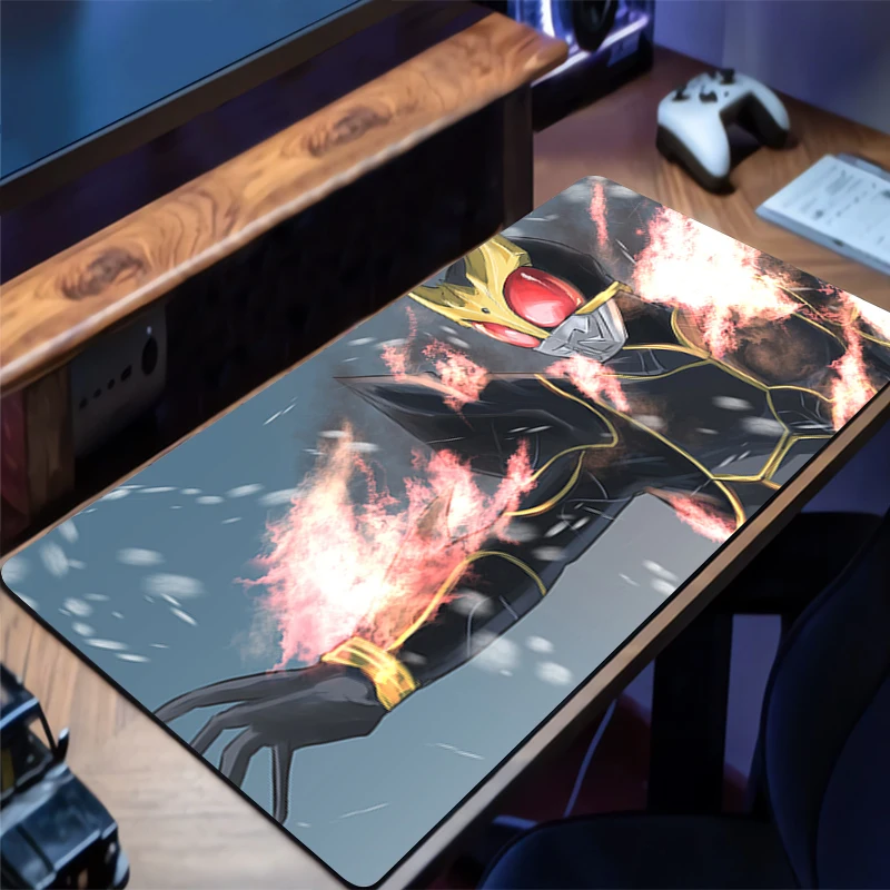 

Gaming Kamen Rider Kuuga Mouse Pad Desk Mat Gamer Professional Premium Mousepad Speed Control Accessories Durable Keyboard Pad