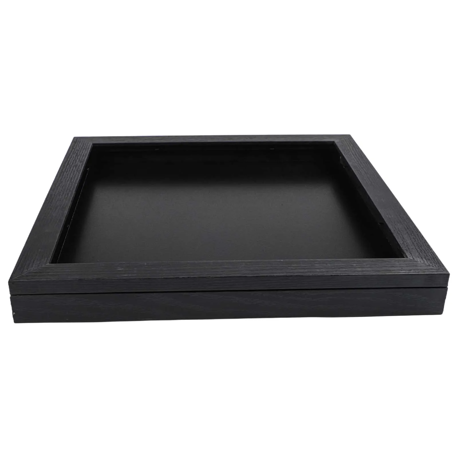 Wooden 13x13 Inch Shadow Box Frame With Fold Board For T Shirt Display UV Front Home Office Decor