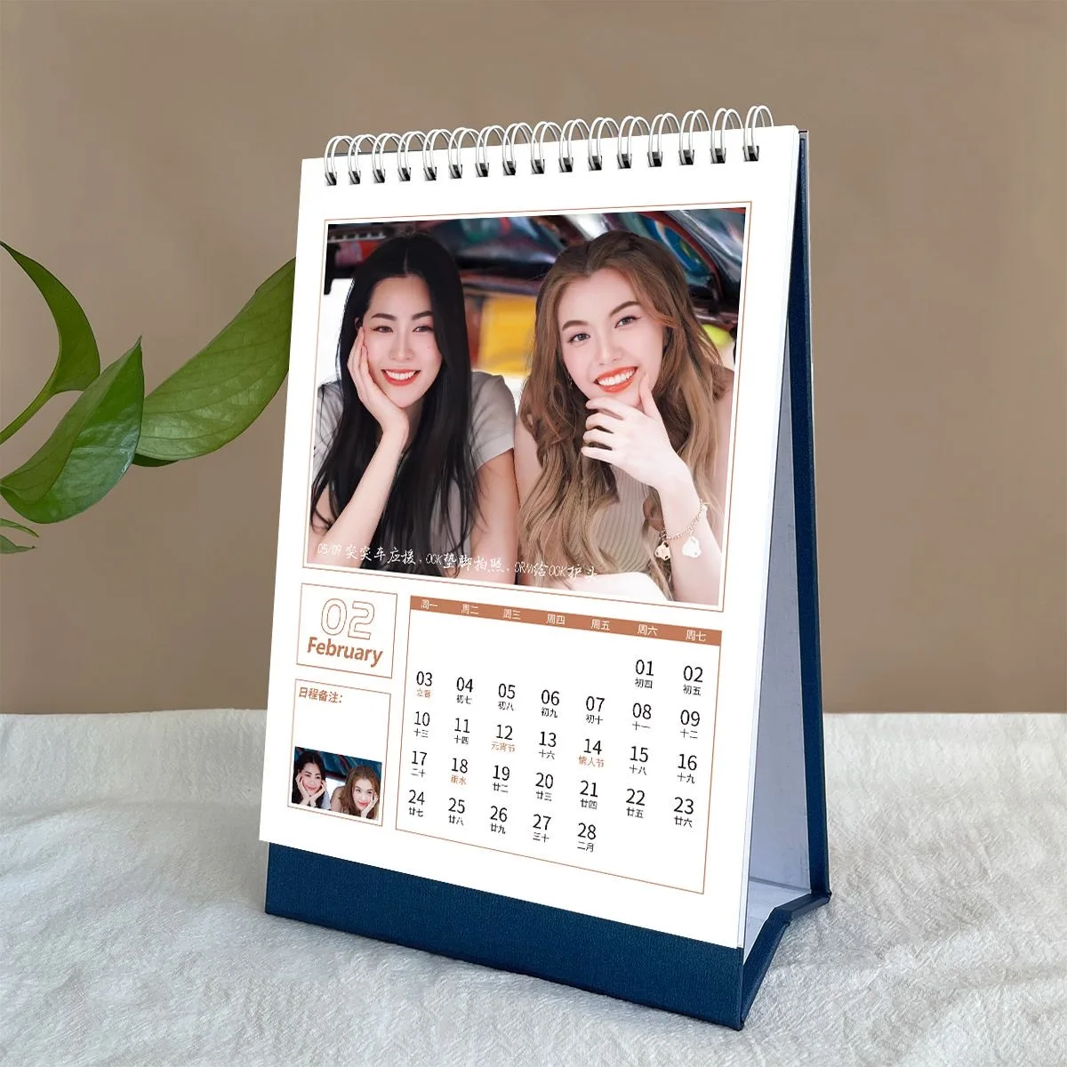 Lingorm Lingling Ormkornnaphat HD Poster Thai TV The Secret of Us Drama Stills Photo Picture 2025 Year Desk Calendar Can Custom