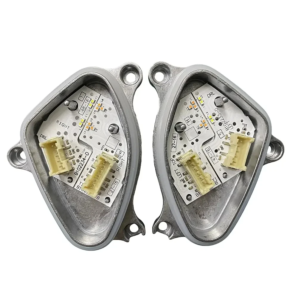 2개 헤드라이트 주간 주행등 모듈 LED 모듈 DRL 모듈 시트 레온 MK3 2017 2018 2019 2020 OE 5F0941475A 5F0941476A