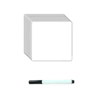 12 Pcs Graffiti Wall Stickers Dry Erase Whiteboard Reusable Labels Washable Notes Removable Memo Presentation Supplies