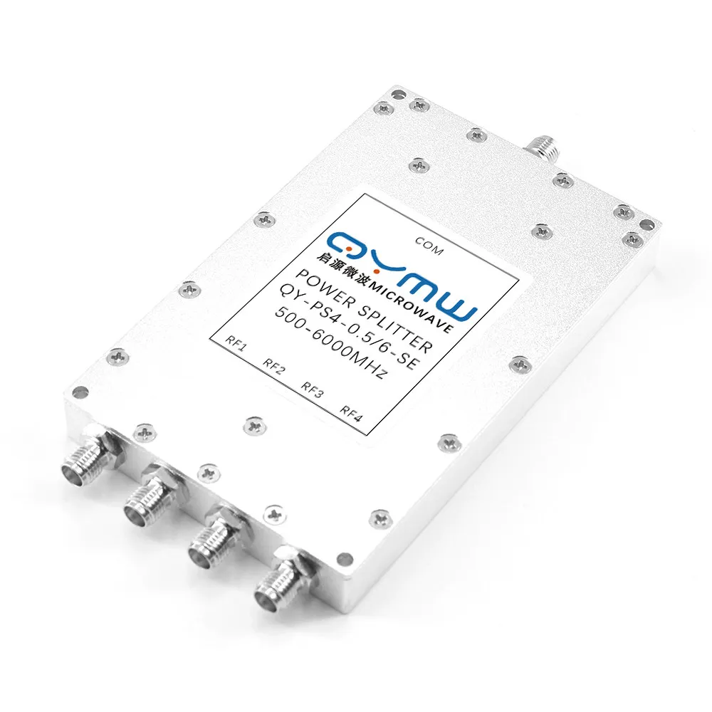

Разветвитель-комбайнер сигнала Wi-Fi 5.8G (один-на-четыре) с разъемом SMA, 0.5-6 ГГц