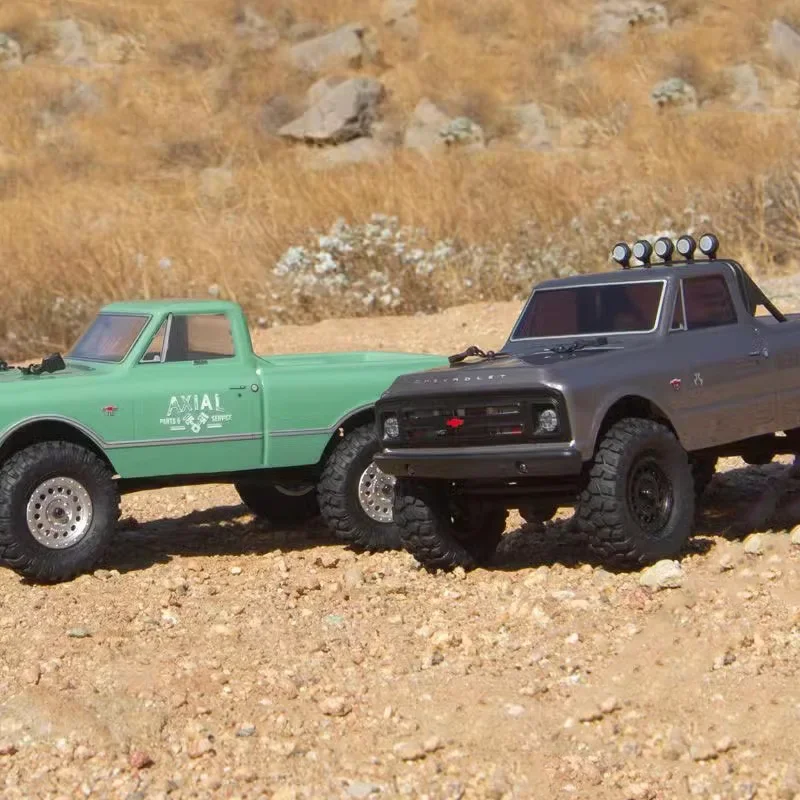 Axial Scx24 1/24 1967 C10 Ford Pickup Truck Rtr Four-wheel Drive Remote Control Climbing Off-road Vehicle Toy Children\'s Gift