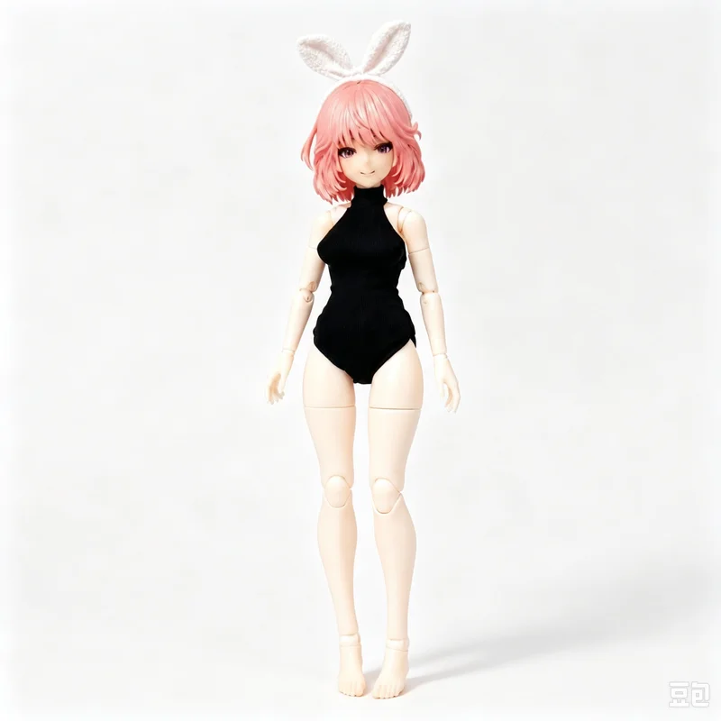 1/12 Scale 12 Points Bjd Mecha Girl Irene Doll Outfit Moon Body Sexy Summer One‑Piece Swimsuit Figure Costume