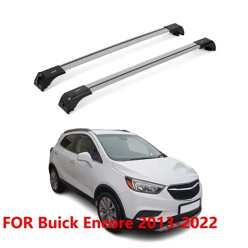 

Поперечные перекладины багажника на крышу, алюминиевые для Buick Encore 2013-2022, серые, 2 шт.