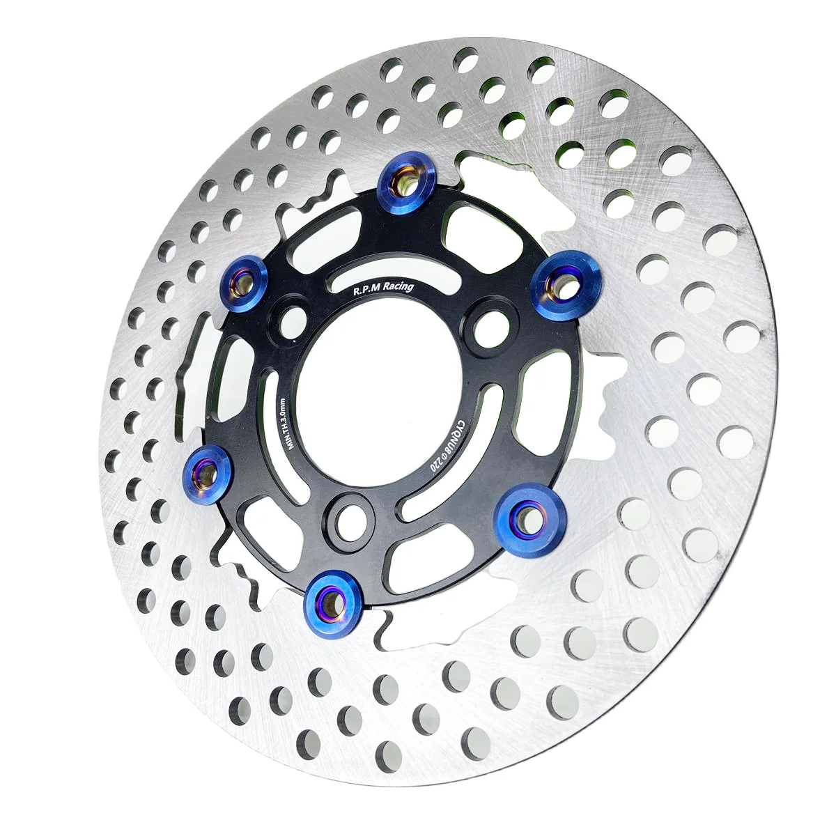 RPM buitendiameter 200mm 220mm 2 type 1 stks Universele aluminium Drijvende schijf motorfiets rem achter schijfremblokken