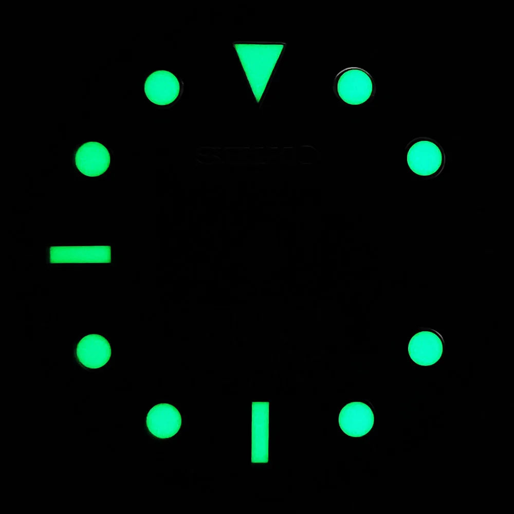 Quadrante NH35 da 28,5 mm quadrante S quadrante verde illuminato adatto per accessori per orologi con movimento NH35