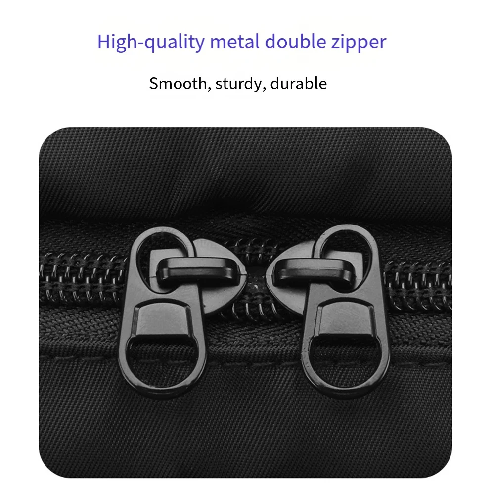 Game Console Protective Cover 15x13x5cm Desktop Dustproof Storage Bag With Double Pockets For PS5 Slim Gaming Accessories