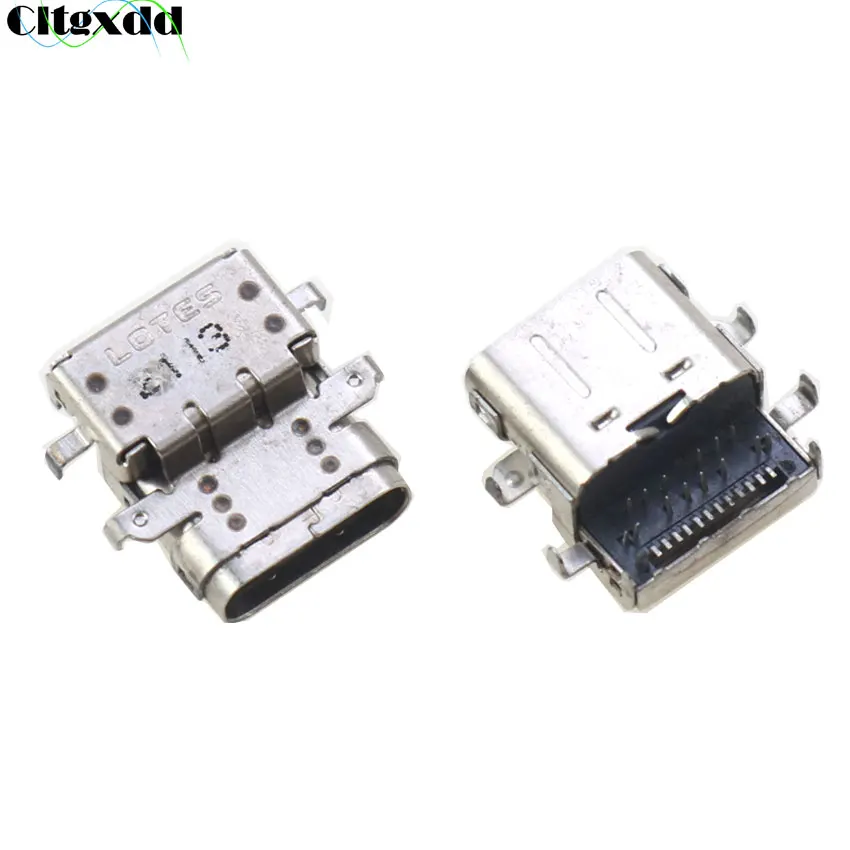 1pcs Laptop USB Type-C Jack DC Power Charging Port Connector 24Pin Female Socket For HP 430 440 450 war 66 PRO Probook G1 2