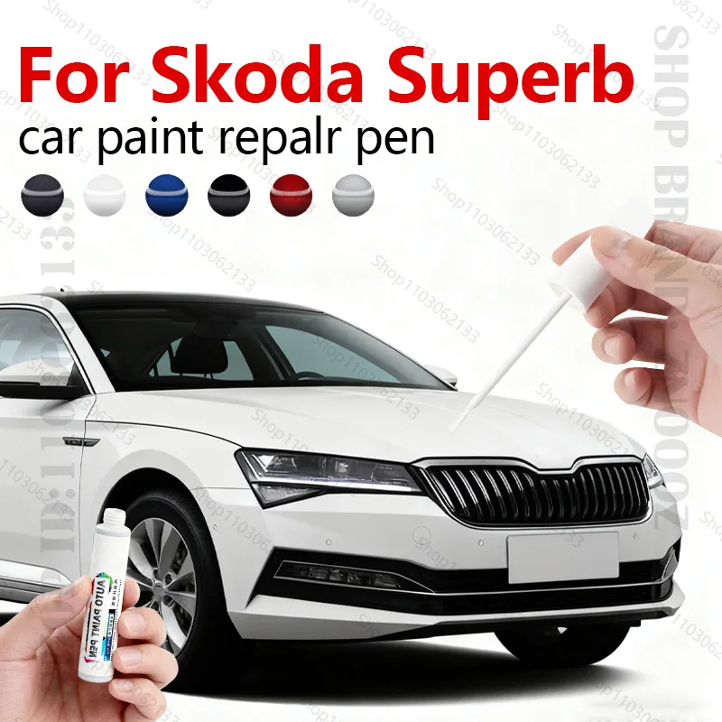 

Для Skoda Superb 2001-2025 3U 3T 3V ручка для ремонта краски, средство для удаления царапин, сделай сам, автоаксессуары, черный, белый, красный, синий, коричневый