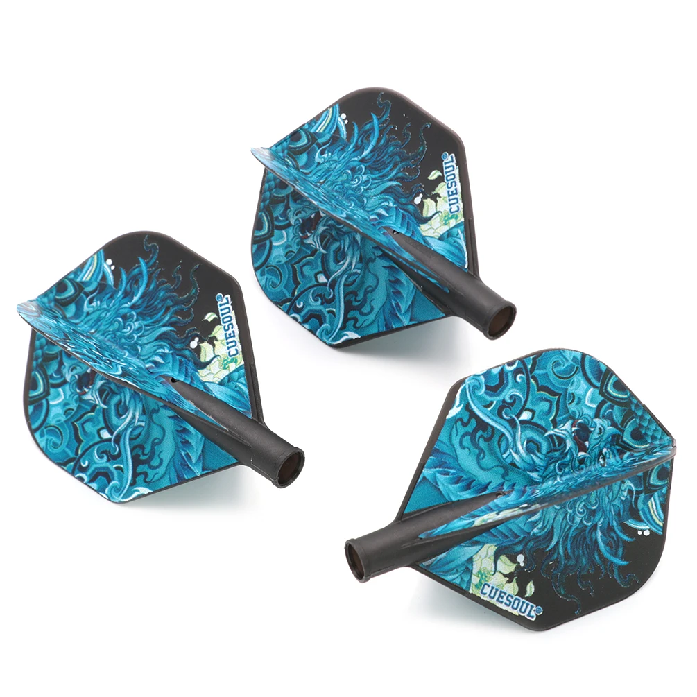 CUESOUL TERO AK4 Dart Flights with Four Mythological Symbols Design-XW