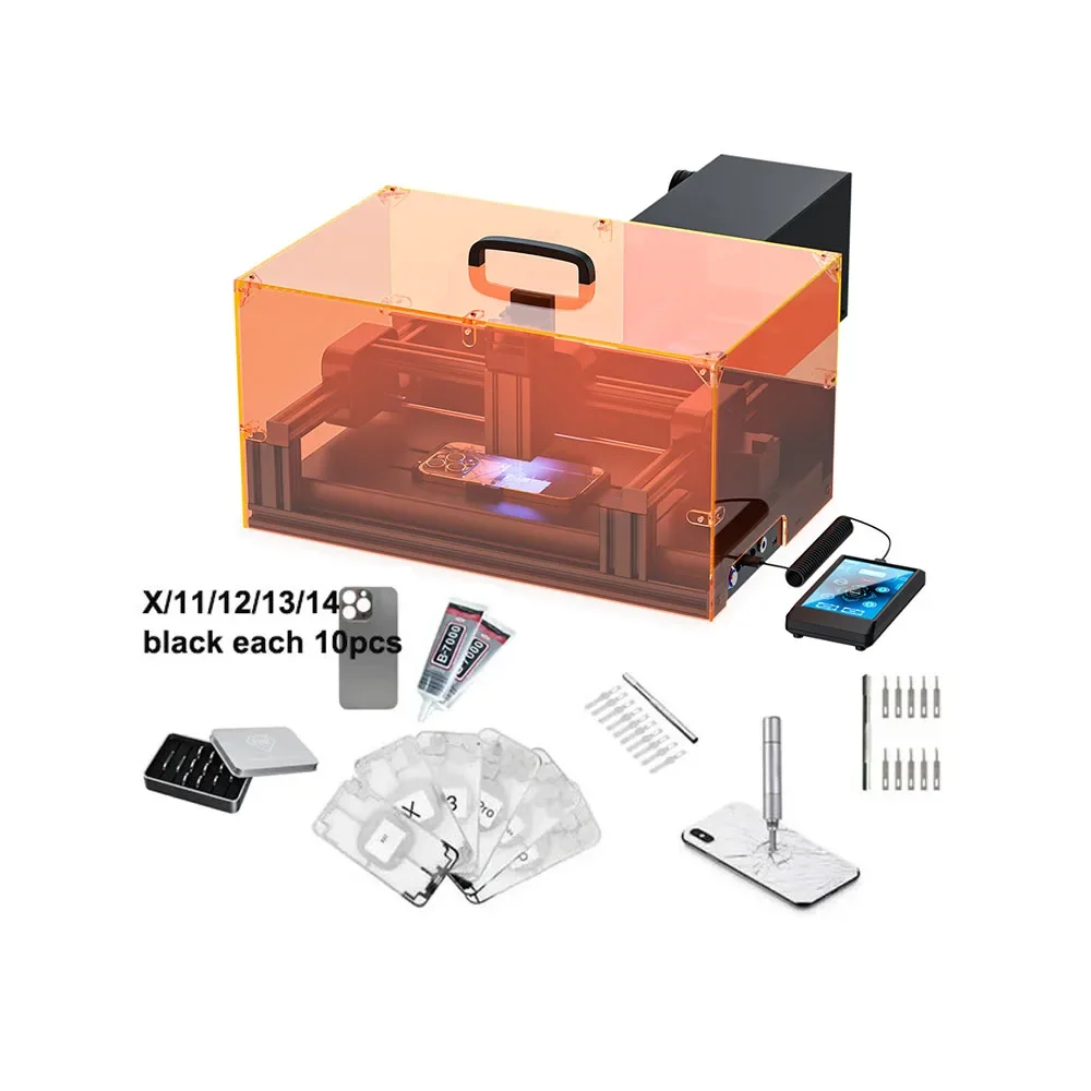 

Mobile Phone V2 Laser Machine Glue Removing Back Cover Glass Repair Machine for 11 12 13 14 15 Rear Housing Case Separating