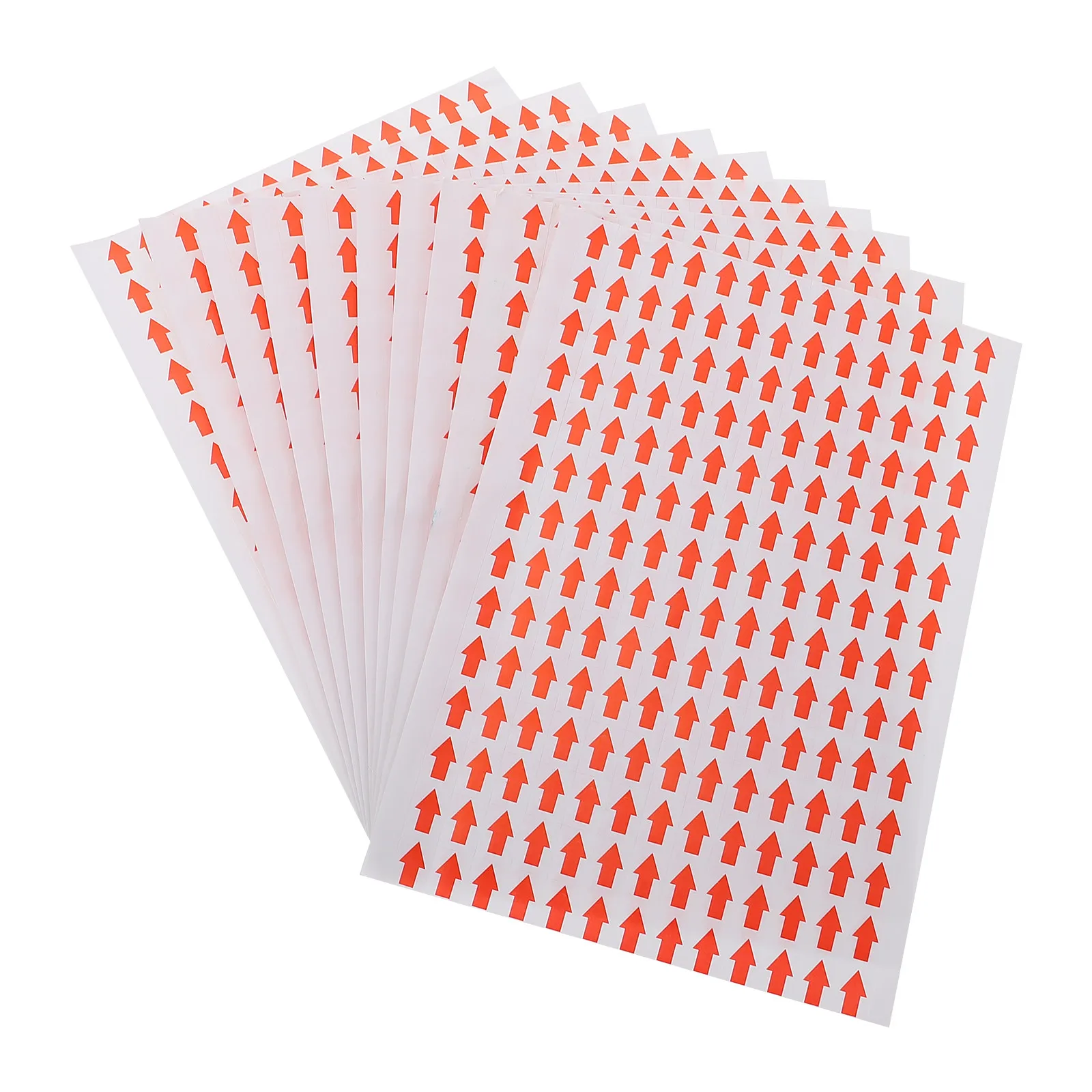 

1000Pcs Arrow Direction Stickers Reliable Indicator Tags for Warehouse Shop Office School Gym Use Arrowhead Wall Stickers