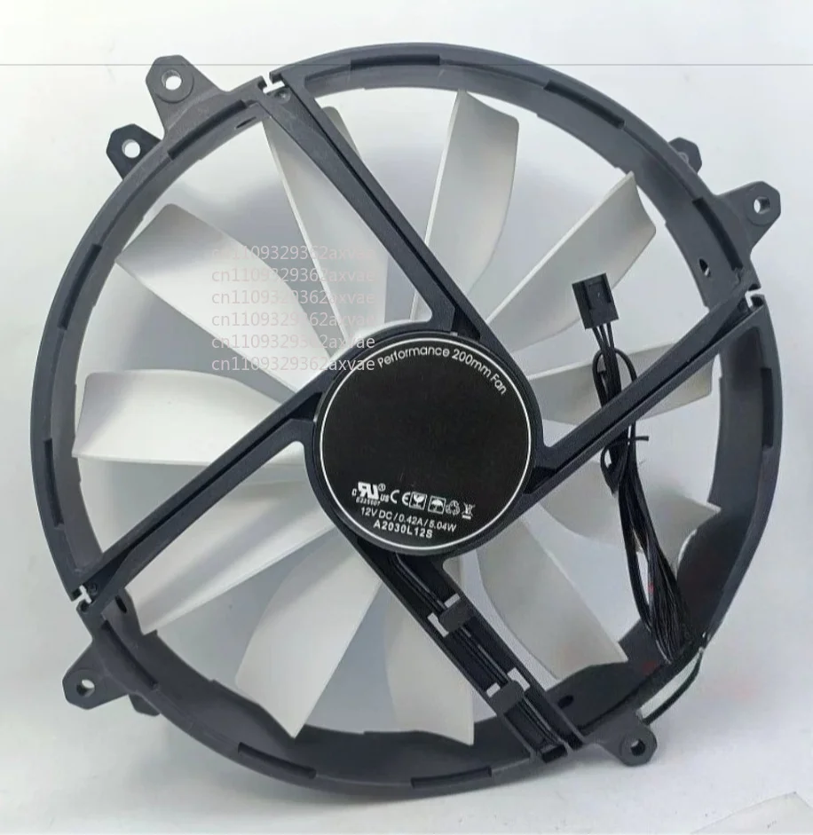 For A2030L12S A20030-07CB-3MN-F1 DC 12V 0.42A 200x200x30mm Server Cooling Fan