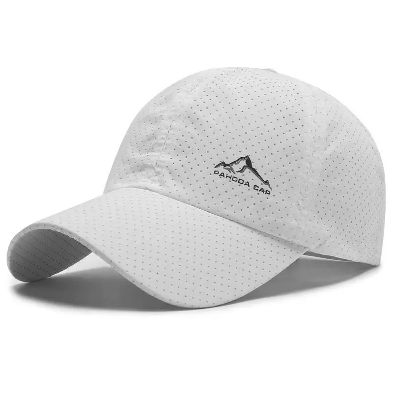 

Summer new quick drying baseball cap for men and women, breathable mesh duckbill cap for adults, travel sunscreen sun hat