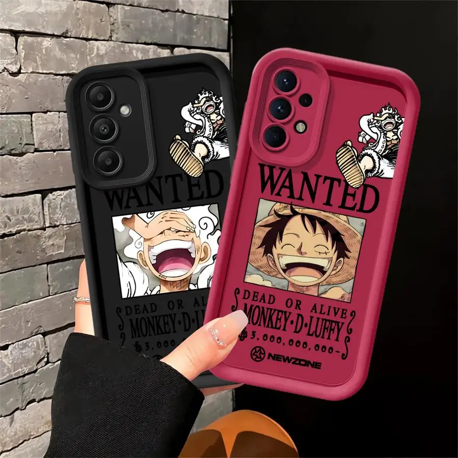 Coque de téléphone pour Samsung Galaxy A04 A17 A05 A20 A50 A13 A30 A14 A15 A06 A16 A11 A12 A07, Anime Luffy Cool One Piece