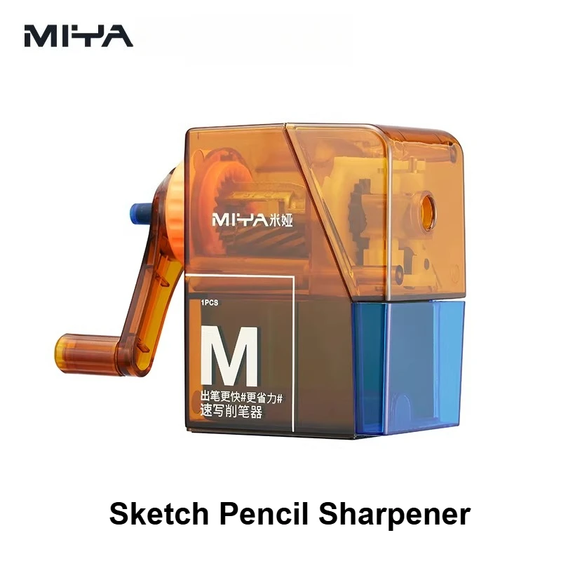 Miya Professional Sketch Sharpener for φ6-8.2mm Hand-Cranked Manual for Artists Sketching & Charcoal/Art/Drawing/Colored Pencils