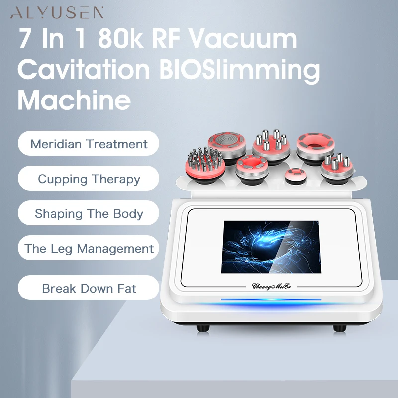 

Hot New 7 in 1 Vacuum Body Massager 80K Cavitation Slimming Anti-aging Liposuction Beauty Weight Loss Machine