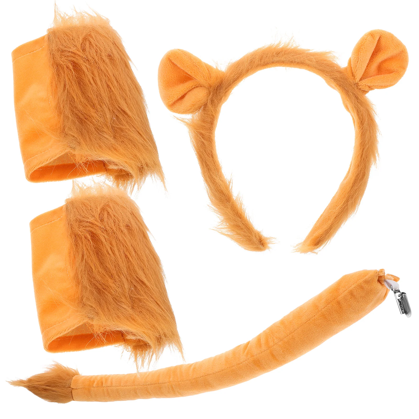 

Lion Headb Ears Hairb Tail Exquisite Animal Costume Props Kids Accessories Costume Party Supplies Animal Ear B