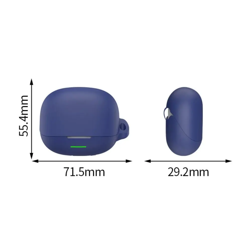 Premium Anti-fall Earphone Case Silicone Dustproof Earbuds Cover Anti Scratch Shockproof Charging Box Shell for QCY MeloBuds N65 view 4