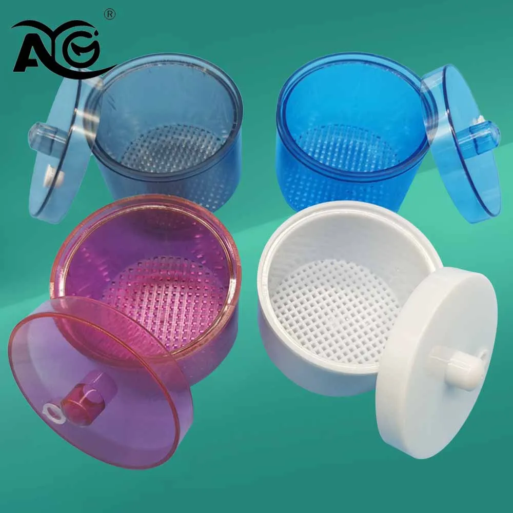 AG Dental Disinfection Box Soak Burs Box Drills Sterilization Case Heat-Resistant Net Basket Clean Immersion Case Dental Tools