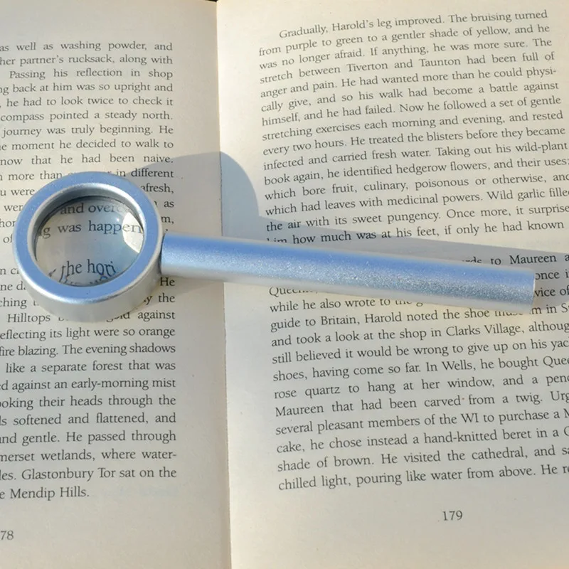 Mini Pocket Handheld Reading 30X Magnifier Hand Held Magnifying 30mm Magnifying Glass Children Reading Glass Lens