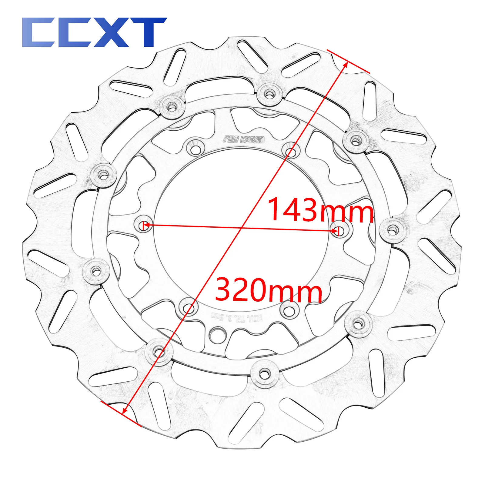 Motorcycle 260mm 320mm Front Brake Disc Rotor Brake Caliper Adaptor Bracket For KTM XC XCF XCW SX SXF EXC EXCF 1994-2022 2023