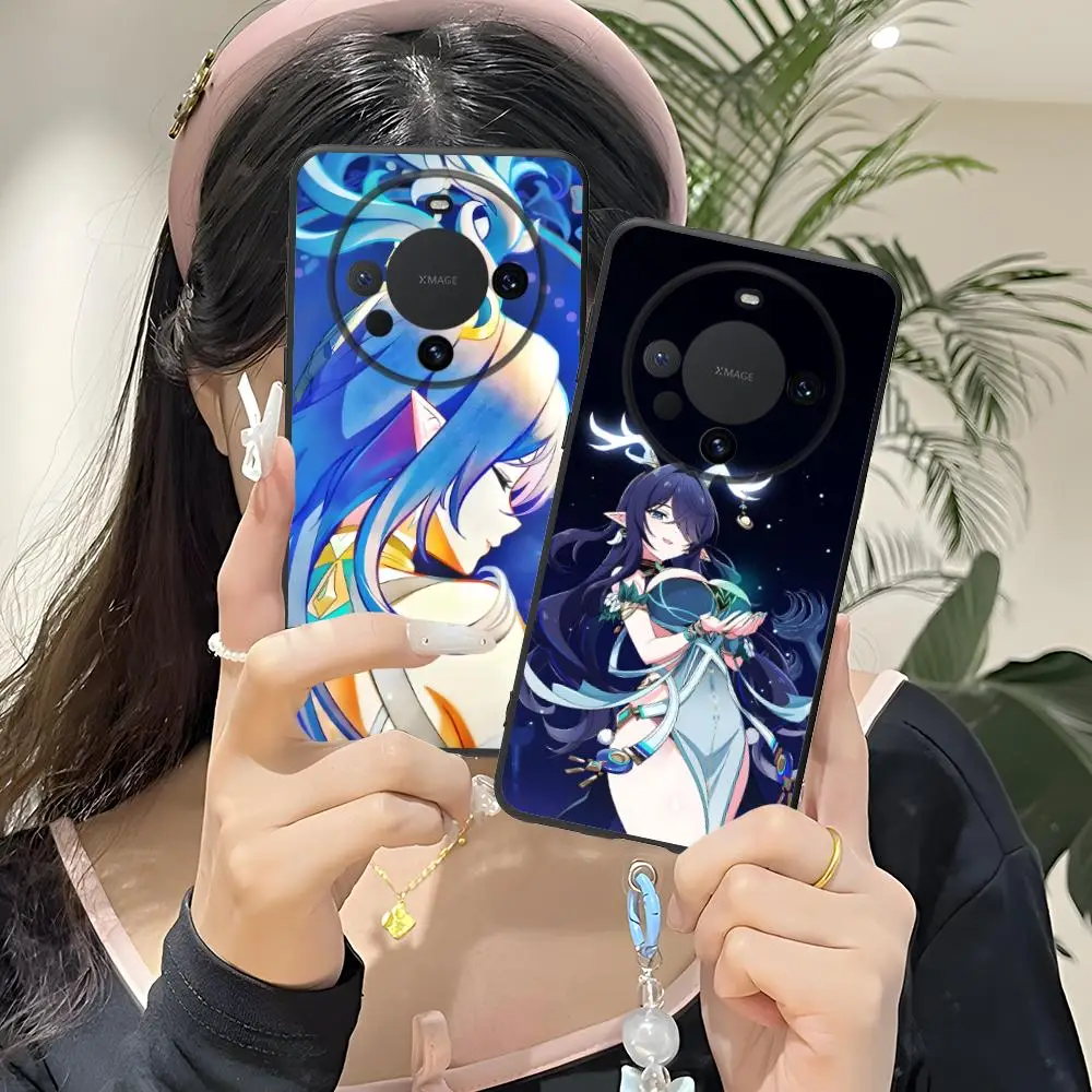 Genshin Impact Lauma Phone Case for Huawei Mate 60 50 40 30 20 10 Pro Plus Lite E 5G Colour Printing Protective Cellphones Cover