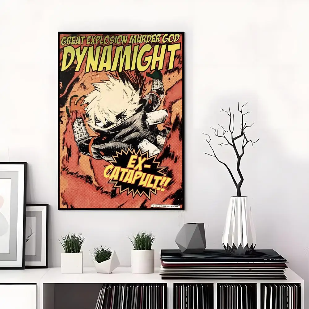 M-My Hero Academia Poster Hochauflösende Poster-Aufkleber, geeignet für Schlafzimmer, Wohnzimmer, Heimdekoration – Detail 18