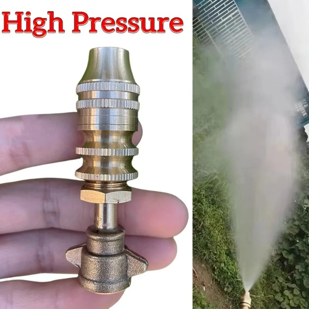 Brass Missile Nozzle High Pressure Anti-corrosion Straight Jet Nozzle Straight Jet Efficient Mist Spray Nozzle