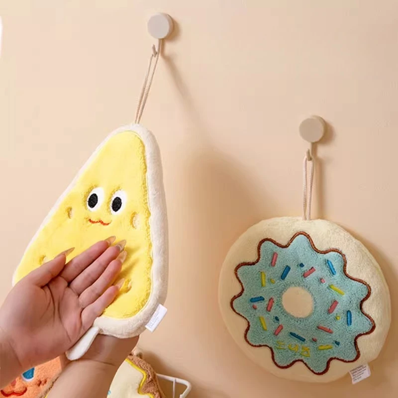 Nette Handtuch Küche Hängen Toilette Saugfähigen Drei-schicht Dicken Tuch Haushalt Kinder Taschentuch
