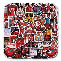 55PCS Akira Sticker Cartoon Graffiti Decoration Phone Helmet Guitar Laptop Scrapbook Skateboard Cabinet Waterproof Decal Toy