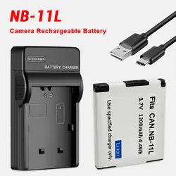 NB-11L NB 11L Li-ion Camera Battery 1200mAh for Canon PowerShot A2600 A3400 A3500 A4000 Digital Camera Batteries+ Usb Charger