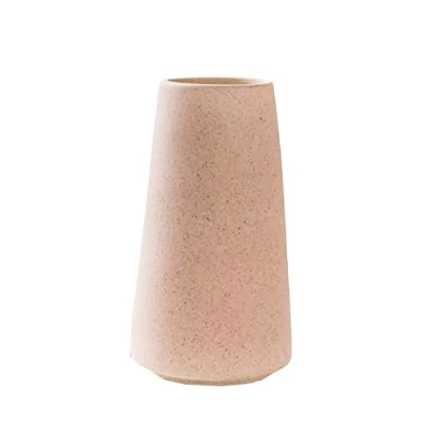 Ceramic Vase, Brown Vase, Modern Minimalist Decor, Farmhouse Vase, Perfect Decorative Vase for Living Room Decor and Various Ho