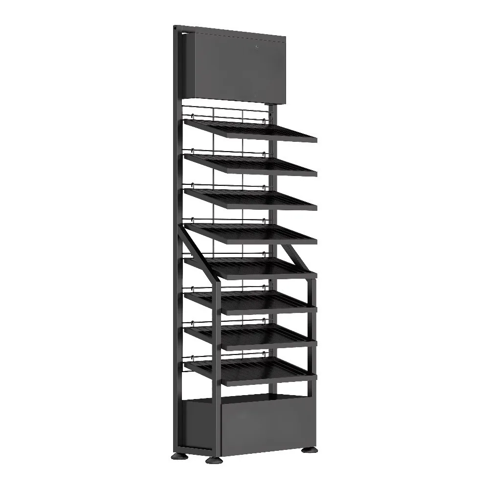 Adjustable Nail Polish Display Rack Customization Retail Metal Nail Polish Display Rack Large Metal Nail Polish Display