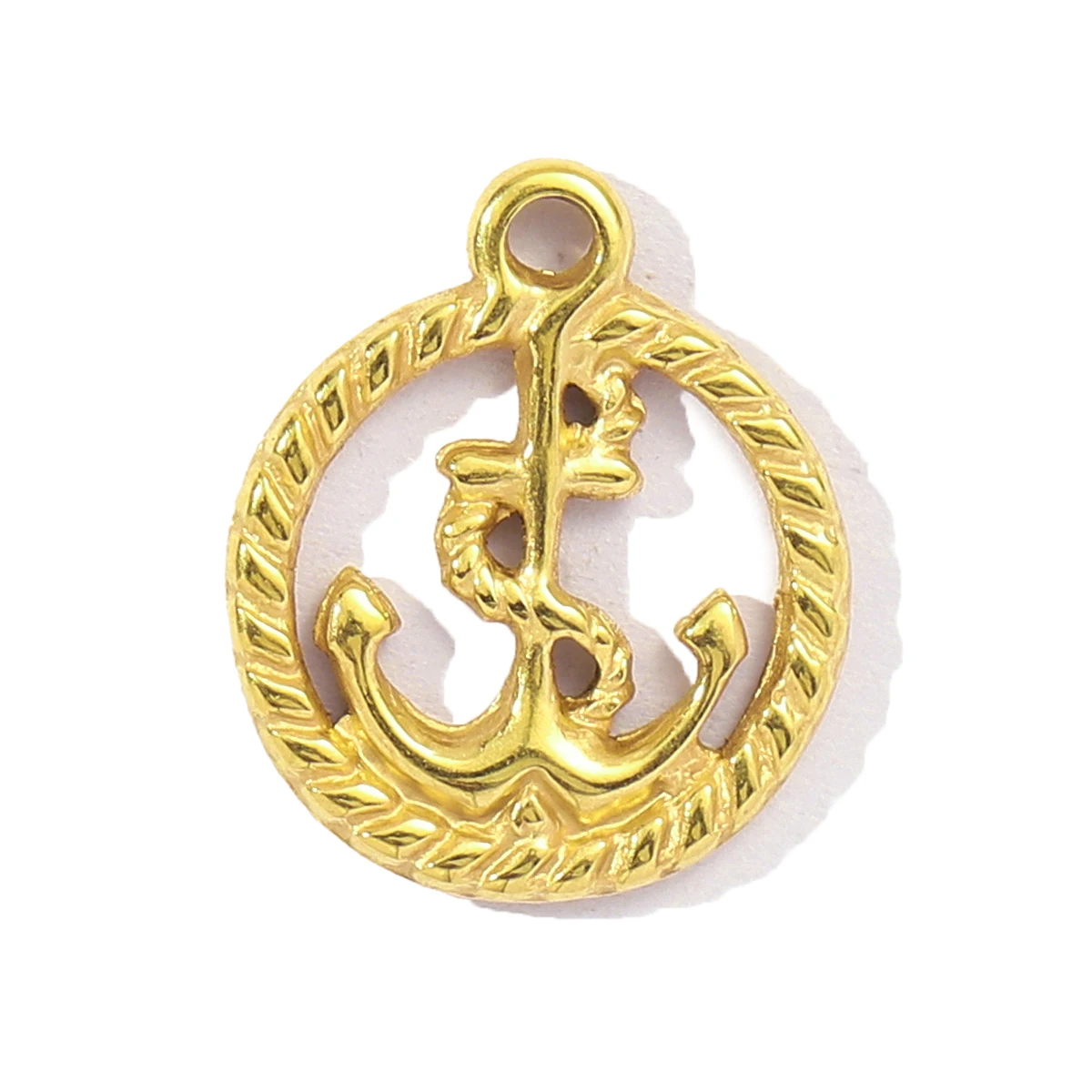 5pcs/Lot Wholesale Stainless Steel Cross Anchor DIY Earring Charms Peace Dove Star Necklace Pendants Women Pistol Jewelry view 6