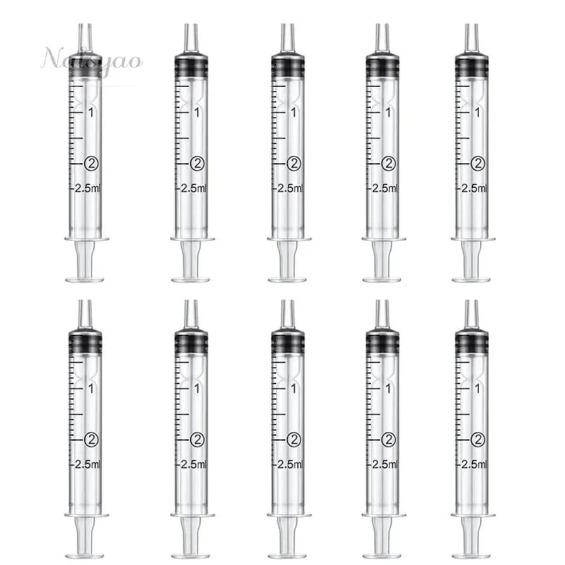 1ml-10ml Plastic Bulk Needle-Free Disposable Syringes Without Needle for Glue Pet Feeding Kitchen Tools