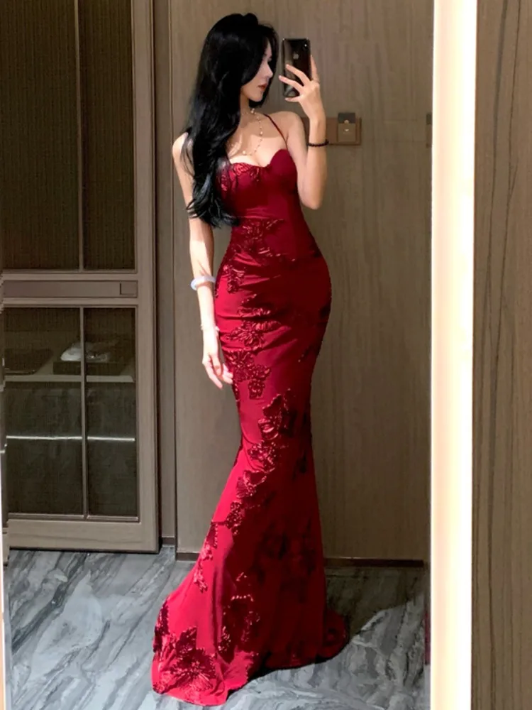 

Ele сексуальная кружевная длинная юбка с вышивкой Dr, женская уникальная конструкция, чувственная длинная юбка с хвостом на день рождения, год, конференц-церемонии