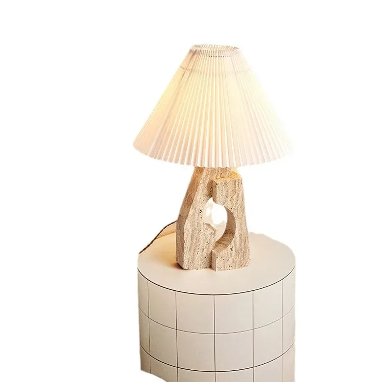 

Wabi Sand Wind Sense Retro Hotel Homestay Designer Cream Wind Bedroom Bedside