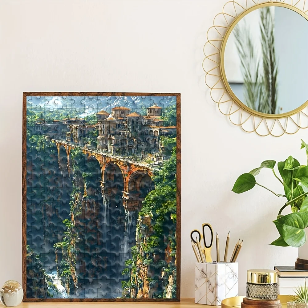 500/1000pcs Adult Puzzle | High-Quality, Stress-Relieving Fun Family Game, Ideal for Birthdays, Christmas, Halloween, and Gift