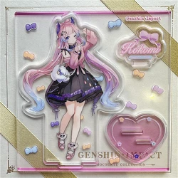 Anime Genshin Impact Kokomi Cosplay Cartoon Standing Sign Acrylic Stand Figure Desktop Ornament Mascot Souvenir Accessory Gift