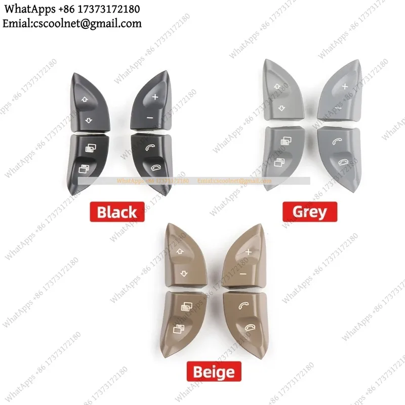 k3 Steering Wheel Multi-Function Switch Button Cover for Mercedes Benz W220 S430 S500 S600 CL500 CL600 Replacement Part
